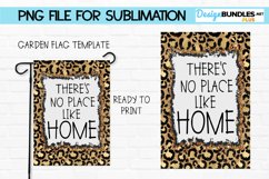 Cheetah Garden Flag Sublimation Product Image 1