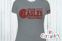 Volleyball SVG | Volleyball Template 006 | Shirt Design Product Image 2