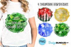 Christmas Sublimation Backgrounds Backsplash Circles Product Image 1