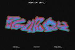 Psychedelic Text Effect for Photoshop PSD Product Image 1
