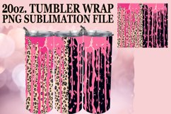 Shimmering Glitter &amp; Flower Power Tumbler Decals - 20oz Product Image 1