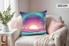 Happy New Year PNG Pillow, Festive New Year&#039;s Eve 2026 PNG Product Image 1