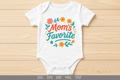 Mom’s Favorite SVG Funny Design for Kids&#039; T-Shirts and Gifts Product Image 4