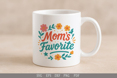 Mom’s Favorite SVG Funny Design for Kids&#039; T-Shirts and Gifts Product Image 5