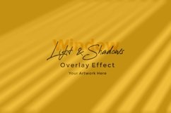 Window Sunlight Shadow Overlay Effect Mockup Product Image 1