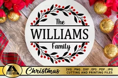 Monogram SVG PNG EPS DXF Monogram Wreath SVG Family Monogram Product Image 3
