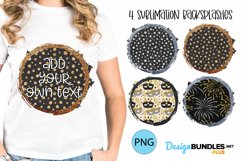 New Year Sublimation Background Backsplashes Circles Product Image 1