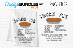 Pecan Pie Sublimation Christmas Recipe Product Image 1
