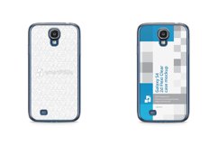 Samsung Galaxy S4 2d Flexi Clear Case Design Mockup Product Image 1