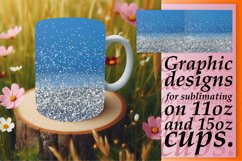 Blossom Leopard Glitter Mug Sublimation Product Image 1