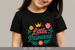 Little Princess - SVG Cute Design for Baby Girls&#039; Apparel Product Image 3