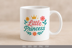 Little Princess - SVG Cute Design for Baby Girls&#039; Apparel Product Image 5
