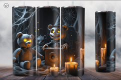 4 Halloween Tumbler Wrap Sublimations, 20 oz Product Image 4