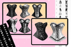 Procreate Vintage Baroque Clothes stamp brushes Product Image 3
