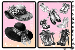 Procreate Vintage Baroque Clothes stamp brushes Product Image 9