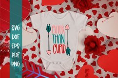 Cuter Than Cupid SVG - Cut file - Valentines Day Product Image 1