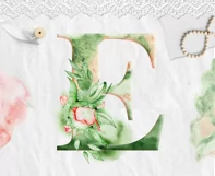 Alphabet Watercolor Clipart - Free Design of The Week Product Image 6