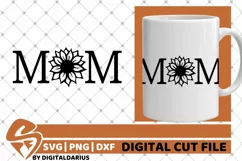 Mom svg, Mothers Day svg, Mom Life svg, Sunflower svg, Gift Product Image 2