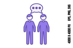 Colored Twins Icon Product Image 1