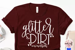 Glitter & Dirt #momofboth - Mother SVG EPS DXF PNG Cut File Product Image 3