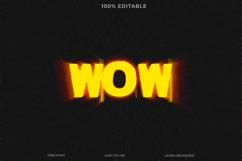 Neon Graffiti Text Effect Template Product Image 1