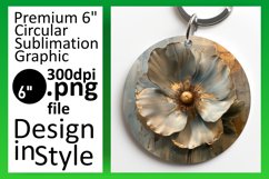 Garden Delight: Sublimation Round Designs PNG Product Image 1