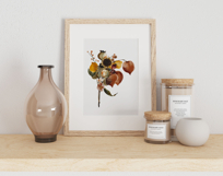 Hand-Painted Autumn Floral Watercolor Bouquet Product Image 5