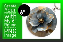 Springtime Charm: 3D Round Designs Design PNG Product Image 1