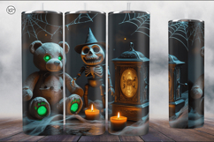 4 Halloween Tumbler Wrap Sublimations, 20 oz Product Image 2