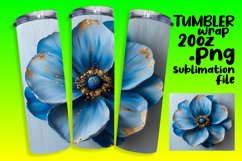 Blooming Beauty: Sublimated Tumbler Wrap Product Image 1