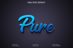 Pure Text Effect for Photoshop PSD Download Product Image 1