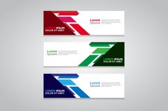 Vector abstract design banner web template. Product Image 1