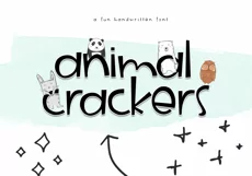 Animal Crackers - A Fun Handwritten Font - Free Font of The Week Product Image 6