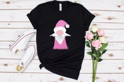 Three Pink Hand-drawn Gnomes with Leopard and Plaid Prints Product Image 5