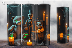 4 Halloween Tumbler Wrap Sublimations, 20 oz Product Image 3