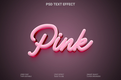 Pink Text Effect for Photoshop PSD Download Product Image 1