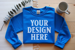 Royal Gildan 18000 Folded Flat Lay Mockups Product Image 1