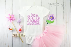 It's a Girl paper cut design SVG / DXF / EPS / PNG files Product Image 3
