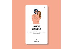 nude couple vector Product Image 1