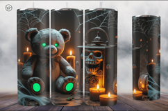 4 Halloween Tumbler Wrap Sublimations, 20 oz Product Image 4