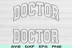 Doctor Svg Dxf Cut Files, Doctor Png, Pre Med Svg Files Product Image 1