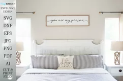You Are My Person | Farmhouse Design SVG Product Image 1