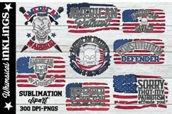 All American Sublimation Clipart Set Product Image 1