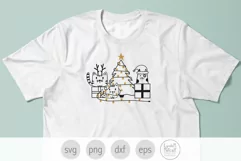 Christmas Cats SVG, Cats and Presents and Tree svg Product Image 3