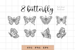 Butterfly svg, Butterfly Sublimation, SVG cute file, clipart Product Image 1