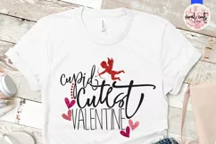 Cupid cutest valentine - Love & Family SVG EPS DXF PNG Product Image 2