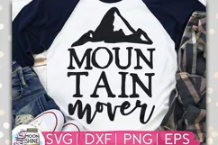 Mountain Mover SVG DXF PNG EPS Cutting Files Product Image 1