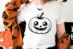 Halloween cute pumpkins, Svg File For Cricut, PNG. Product Image 4
