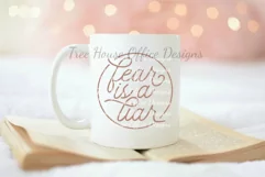 Fear is a Liar Encouragement Motivational Faith Over Fear Product Image 2