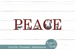 Peace Nativity Scene SVG, Sublimation, Printable, Cricut Product Image 2